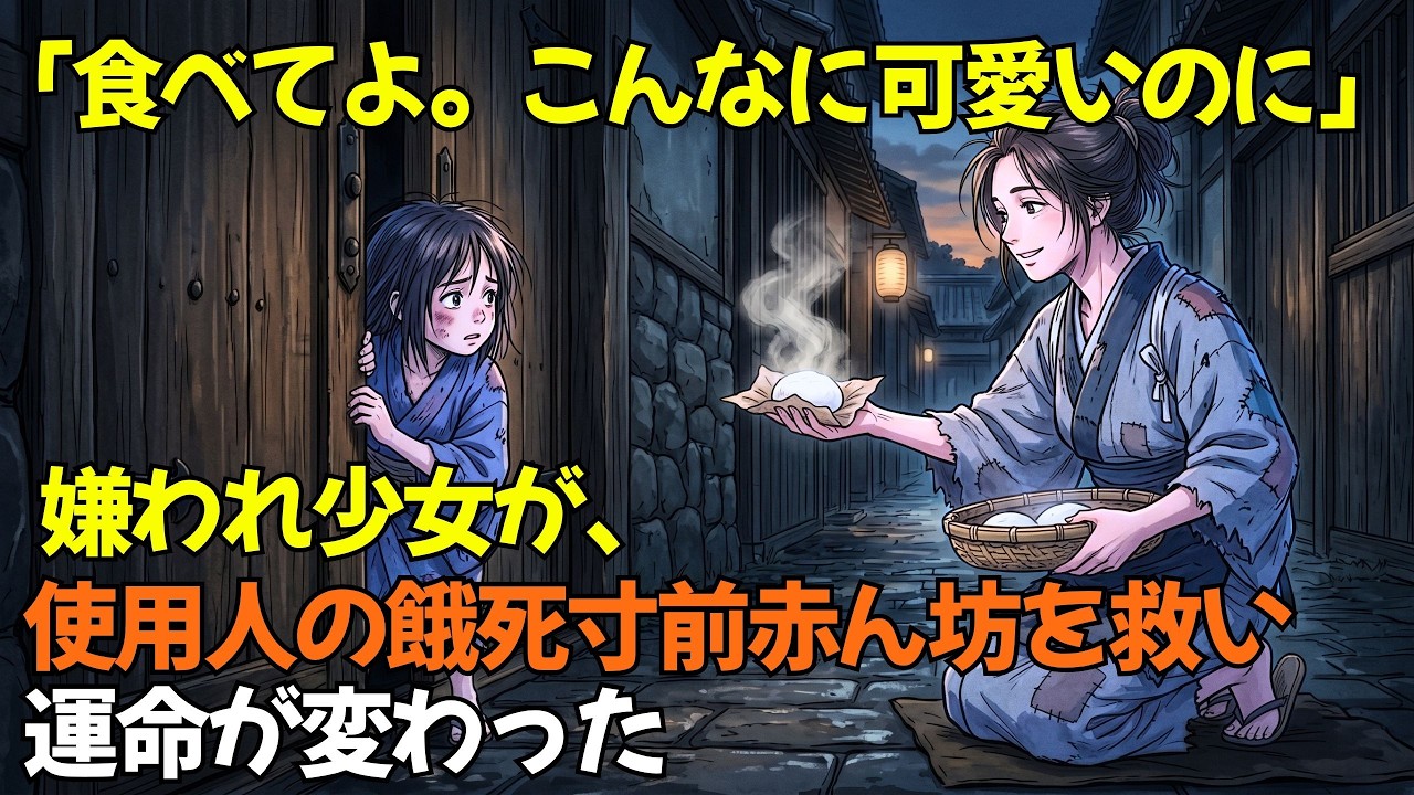 「食べてよ。こんなに可愛いのに」男たちに嫌われ、誰も娶ろうとしない少女が、使用人の餓死寸前の赤ん坊を救った瞬間、彼女の運命は変わった | 野談 | 時代劇 | 昔話 | 説話 | 民話