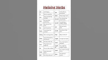 Helping Verbs in English with Example Sentences, Modal Verbs, Master Your English Grammar Today!