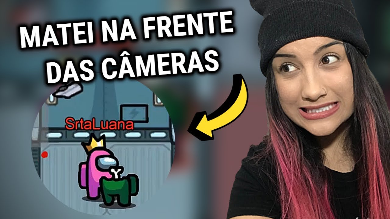 JOGUEI AMONG US COM MEUS AMIGOS!