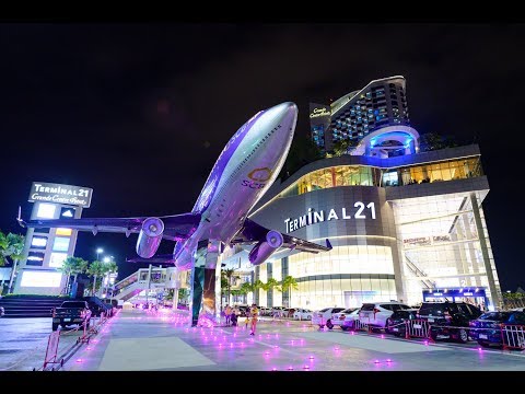 [4K] Walking inside "Terminal 21 Pattaya" the best exclusive shopping mall in Pattaya