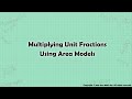 Understanding Multiplication of Unit Fractions Using Area Models