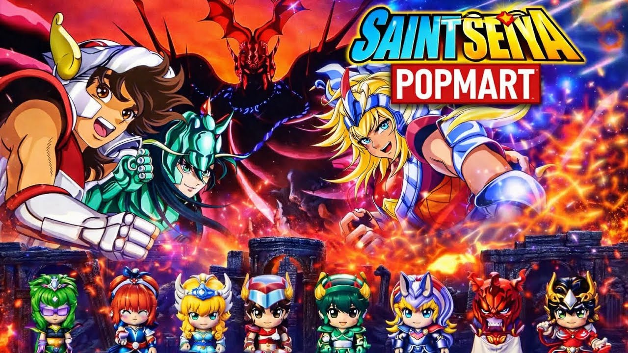 Saint Seiya Pop Mart การผสมผสานที่ลงตัว - YouTube
