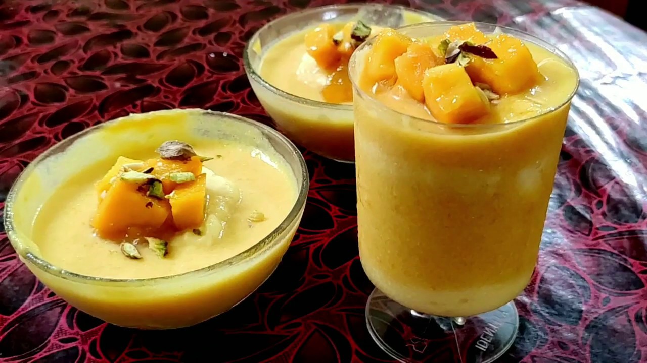 #mangopudding Mango pudding recipe | how to make mango pudding at home ...