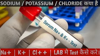 Sodium Potassium Chloride Test In Lab Sodium Potassium Chloride क्य है ।