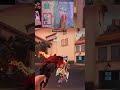 aimlabs in game #overwatch #overwatch2 #cod #ashe #funny #cute #girl