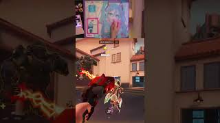 aimlabs in game #overwatch #overwatch2 #cod #ashe #funny #cute #girl
