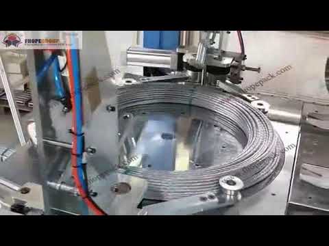 Automatic Steel wire rope coiler for wire winding and strapping machine