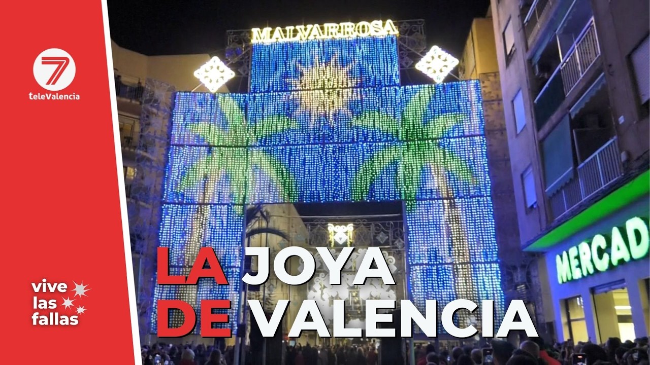 Malvarrosa deslumbra con su espectáculo «La Joya de Valencia»