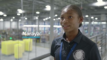 Ron Burton Training Village Class Visit with Amazon Global Ops Robotics