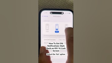 How To Get Old Notifications Style Back on iOS 16 Lock Screen #Shorts #iOS