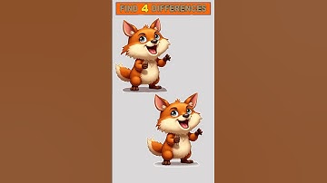 Only Geniuses Can Find the 4 Differences!