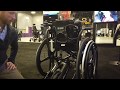 Smartdrive on a folding frame wheelchair   smartdrive at the abilities expo
