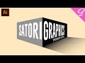 Perspective Typography With ONE CLICK In Illustrator - Perspective Grid Typography