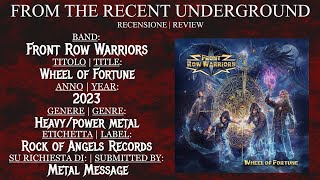 [REVIEW] Front Row Warriors - Wheel of Fortune (2023) - heavy/power metal - Germany