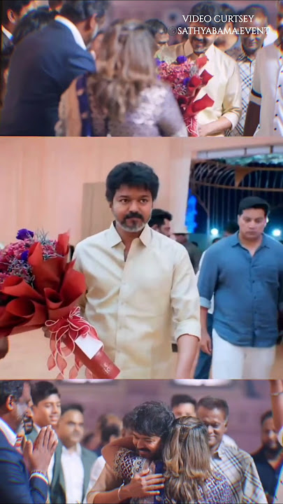 OG Thalapathy Vijay Graces Sathyabama's Wedding Celebration #thalapathyvijay #VIJAY