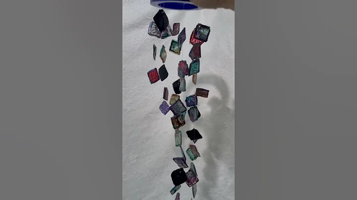 Mosaic Tiles become a windchime