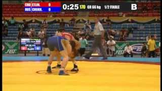 Доминик Этлингер (CRO) - Магомед Чухалов (RUS), 66 kg.