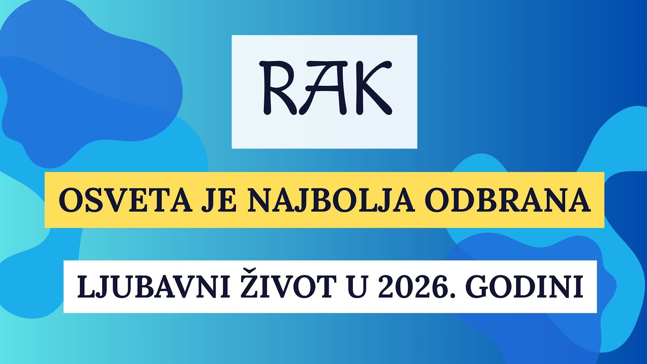 Rak-OSVETA JE NAJBOLJA ODBRANA