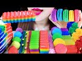 ASMR 🍭UNICORN JELLY RAINBOW DESSERT ROBOT CHOCOLATE KOHAKUTOU MACARON MARSHMALLOW CAKE CANDYS