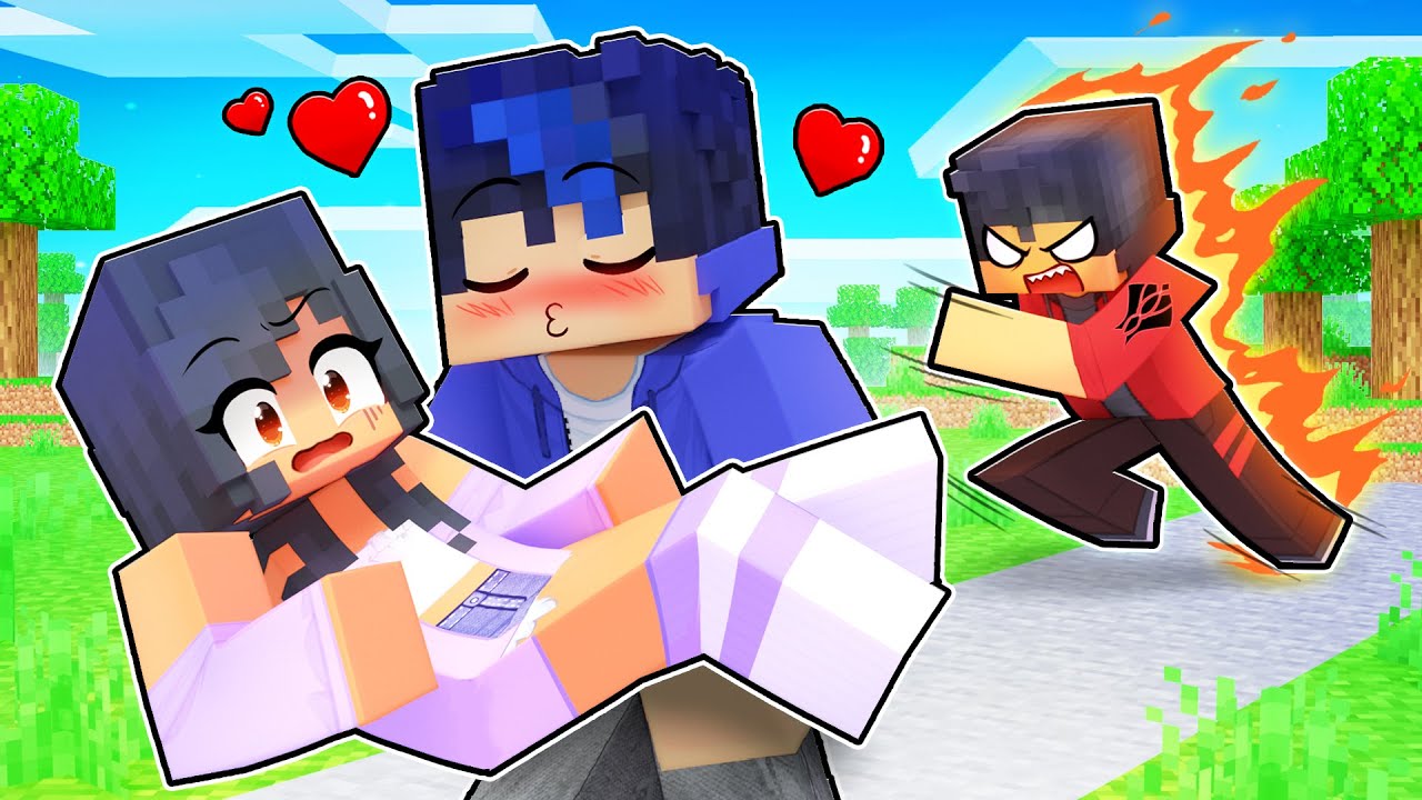 The BIG FIGHT at PROM In Minecraft!