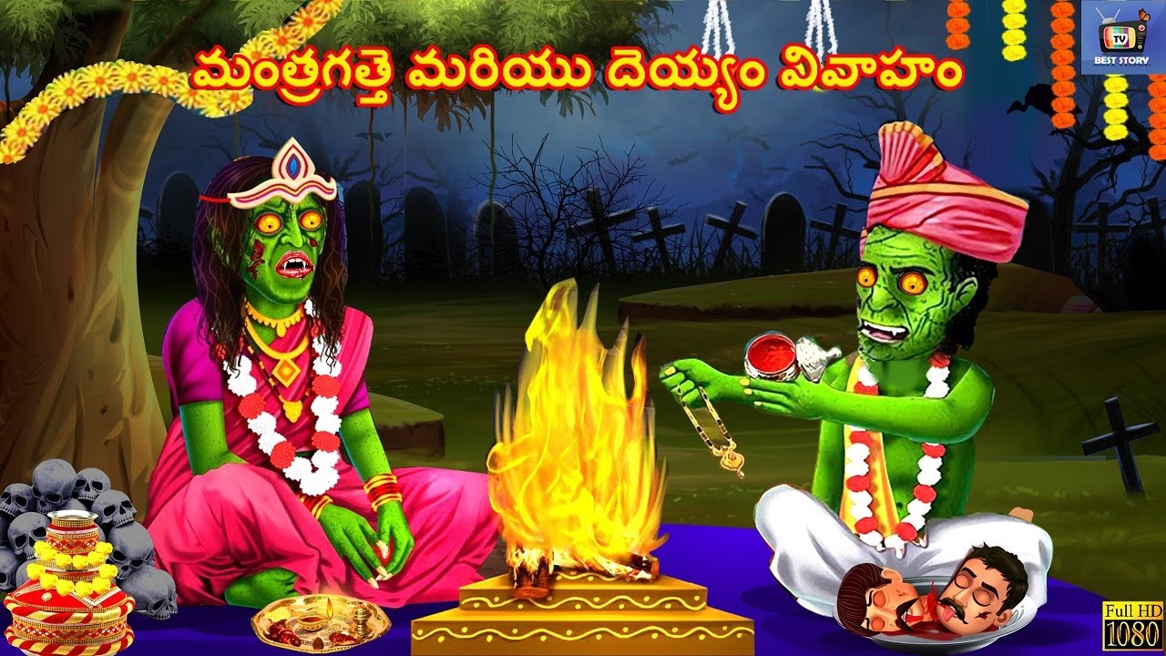 Mantragatte Mariyu Deyyaṁ Vivāhaṁ | మంత్రగత్తె మరియు దెయ్యం వివాహం | Telugu Horror Stories | Kathalu