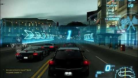 Need For Speed World Online gameplay