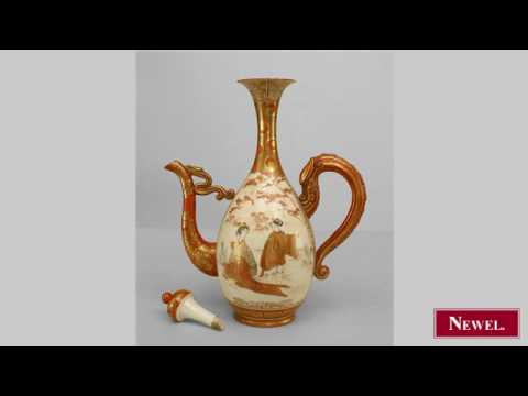 Antique Oriental Japanese (19th Cent) Satsuma Porcelain