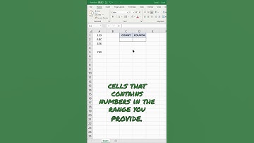 The Differences Between COUNT vs. COUNTA in Excel