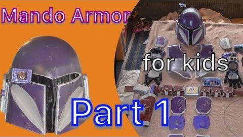 Making Child Size Mandalorian Armor: Part 1- Vega’s LRRP Armor