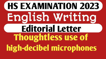 HS ENGLISH WRITING.  EDITORIAL LETTER.  THOUGHTLESS USE OF MICROPHONES.