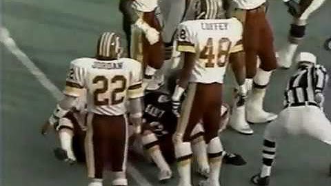 Washington Redskins Vs Chicago Bears 1986 NFC Divisional Playoff Game