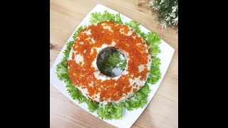 Салат с семгой и авокадо Салат с икрой КОРАЛЛОВЫЙ БРАСЛЕТ салат на Новый год Салат с семгой и авокадо Салат с икрой КОРАЛЛОВЫЙ БРАСЛЕТ салат на Новый год
