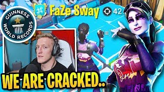 Tfue &amp; FaZe Sway *CRACKED* World Record in Champion Division! (Tfue Spectates FaZe Sway)