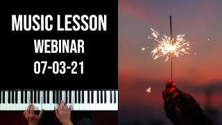 Lessons with Carlos (Webinar 07-03-21), C minor Blues workout, Salsa PIano Tutorial, Cm7(9,11,13)