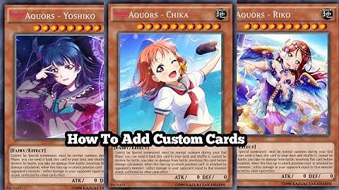 YGOPRO How to Add Custom Cards in Android/Script