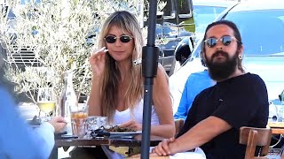 Heidi Klum And Hubby Tom Kaulitz Grab Lunch At Fred Segal With Her Daughters Leni And Lou