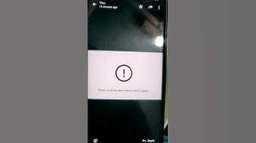 Please Verify The Data And Try Again SSSB Solution