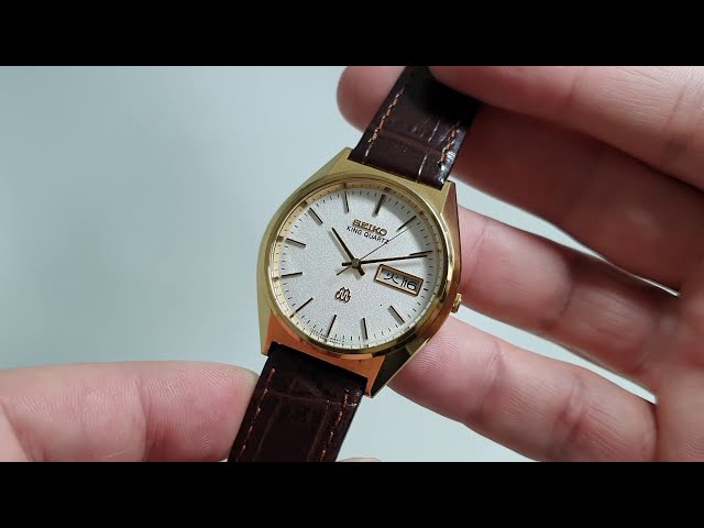 1981 Seiko King Quartz Twin Quartz men's vintage watch