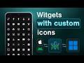Widget Icon Customization for PC Controls | Keyboard Extension