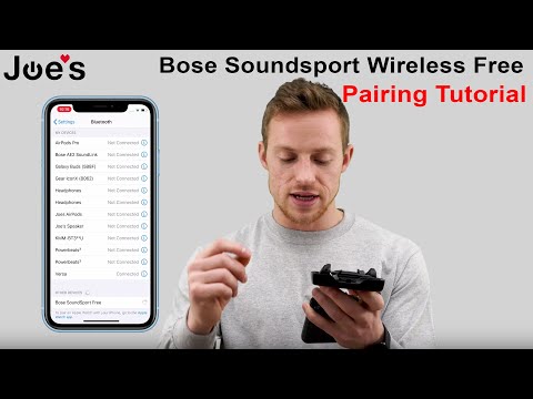 Bose Soundsport Wireless Free How to Pair Earbuds Repair Reset Tutorial