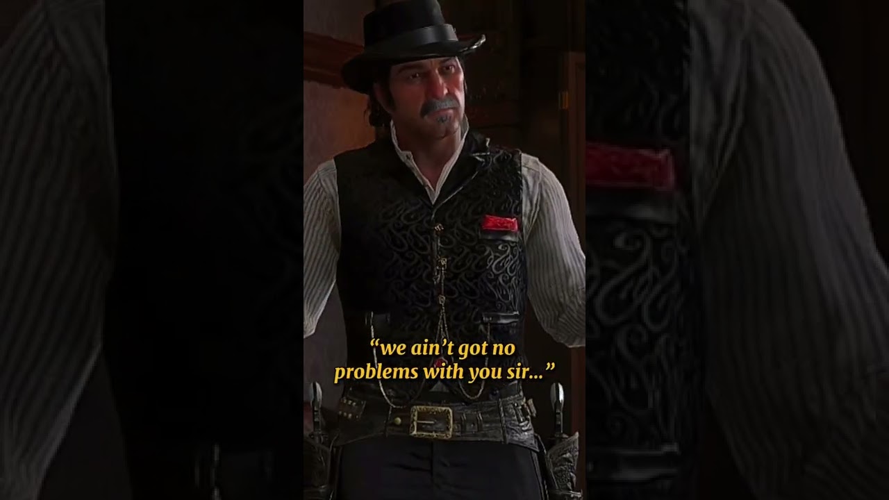 One of the coldest moments from Dutch Van Der Linde - 