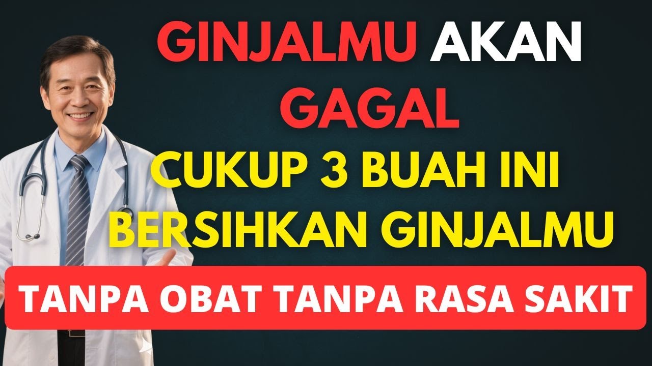 DOKTER KAGET‼️9 TANDA GINJAL MELEMAH TANPA GEJALA WASPADA SEBELUM TERLAMBAT!