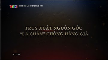 TRUY XUẤT NGUỒN GỐC - “LÁ CHẮN” CHỐNG HÀNG GIẢ | VTVIndex