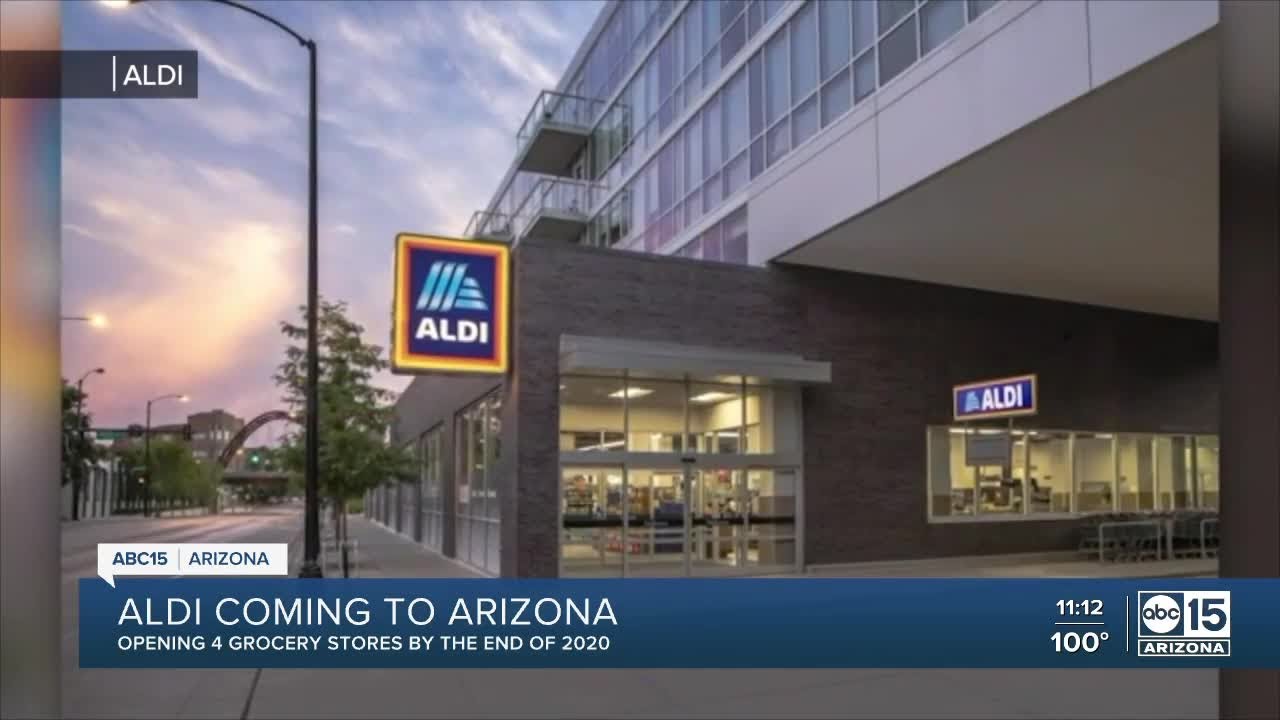 Aldi to open four grocery stores near Phoenix in 2020 - YouTube