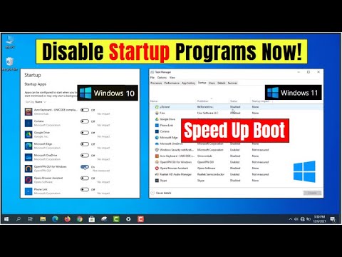 How to Disable Startup Programs in Windows 10 and 11 PC Easily!
