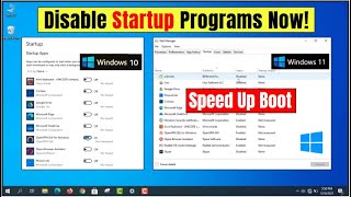 how to disable startup programs in windows 10 and 11 pc easily!