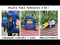 Maleta para mascotas 3 en 1 mellow for pets