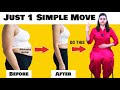 Most Simple Yoga Pose For A Flat Stomach  | Easy Yoga Exercise To Lose Belly Fat For Beginners