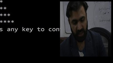 Nested for loop examples(Patterns)  (Visual Studio(