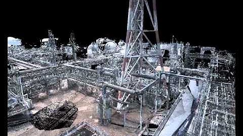 3D laser scanning and animation model for an Integrated refinery petrochemical complex